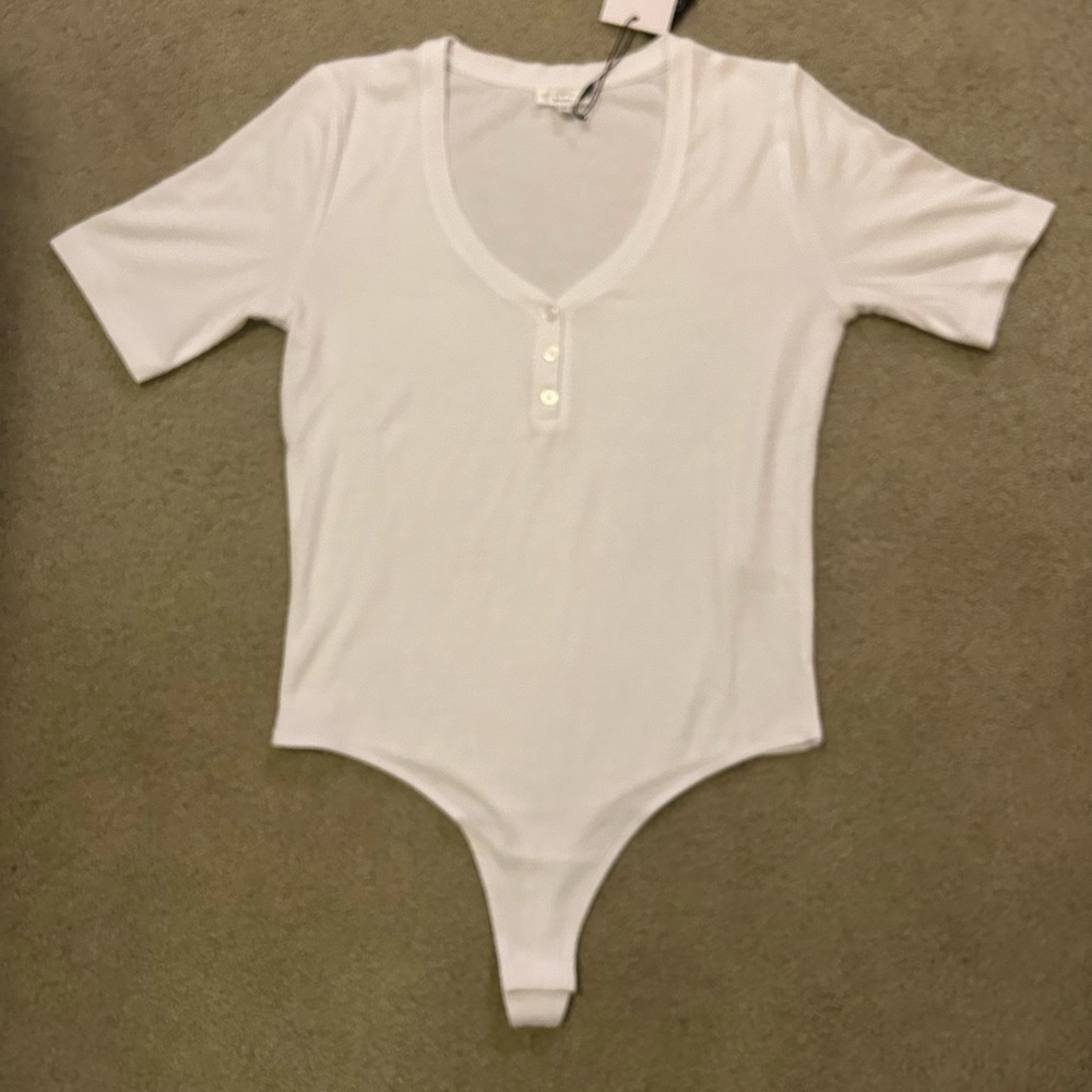 Knix Modal Rib Bodysuit *White* - Picture 7 of 10